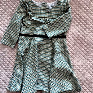 Janie & Jack Houndstooth Dress (3T)